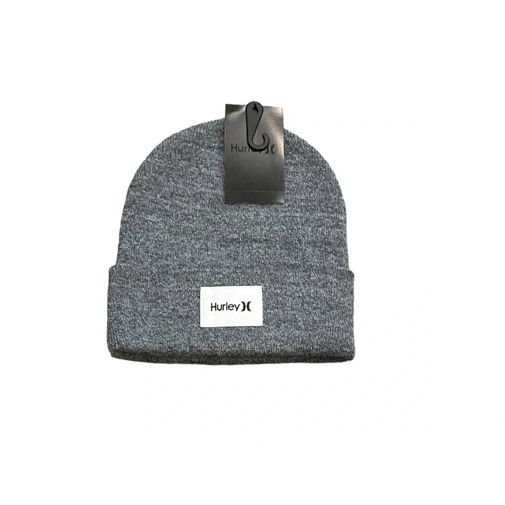 Hurley Cuffed‎ Knit Beanie Hat Cap